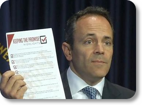 Kentucky Gov. Matt Bevin releases plan he says will fix state pension system PHOTO