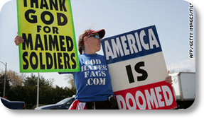 Dead Marine's father ordered to pay protesters' legal costs PHOTO